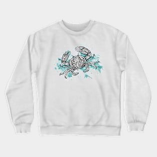 Crab Splash Crewneck Sweatshirt